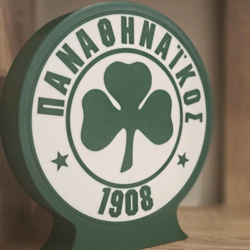 Panathinaikos 3D Printed Lamp like new