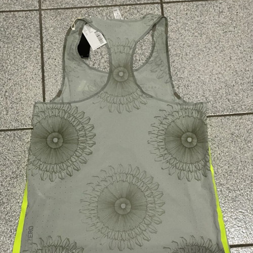 Adidas Adizero x Labrum singlet new, size S, grey and yellow