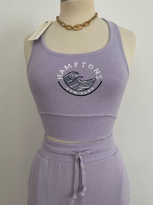 Ocean Drive set tracksuit jacket top new, purple, size S