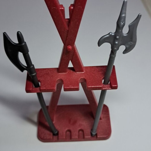 Playmobil weapon stand like new