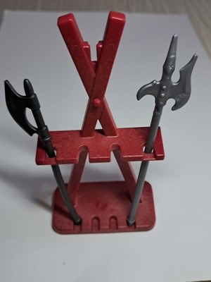 Playmobil weapon stand like new