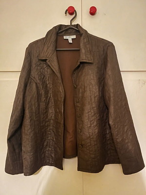 Brown jacket used size M