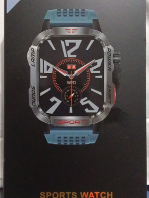 Smartwatch ολοκαίνουργιο με λουρί σιλικόνης και ατσάλινο