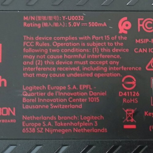 Logitech G413 numeric keys new, set of 5