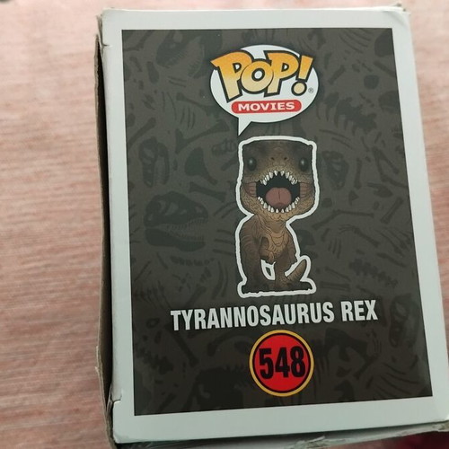 Funky Pop Tyrannosaurus Rex figure used, Jurassic Park collectible