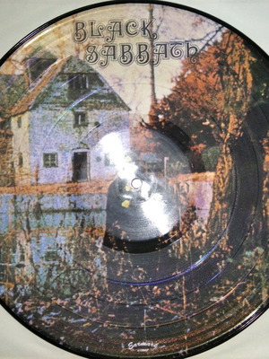 Black Sabbath Picture Disc vinyl used, metal