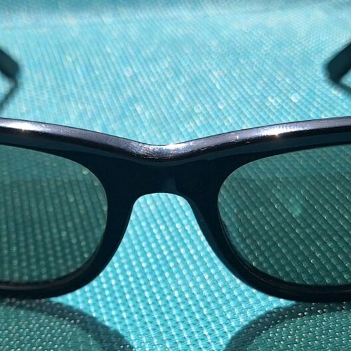 Ray Ban Wayfarer 46mm sunglasses used, made in USA