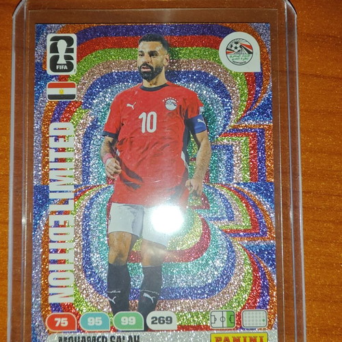 Mo Salah XL Adrenalyn Panini World Cup sticker new