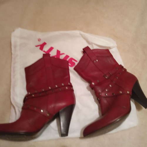 Miss Sixty ankle boots used, red, size 38
