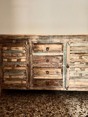 Handmade buffet rustic style solid wood new