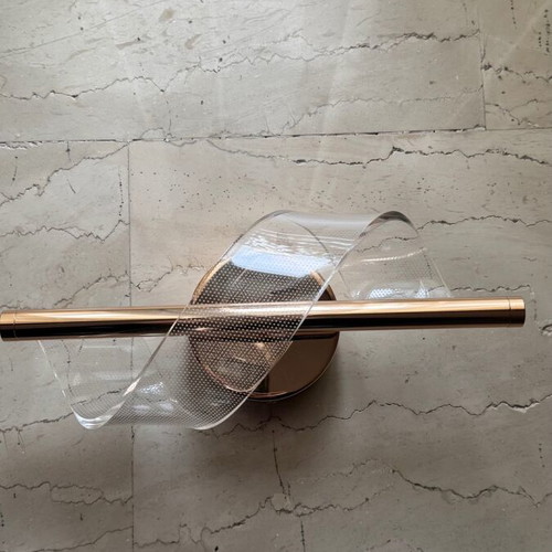 Led wall light new in gold color