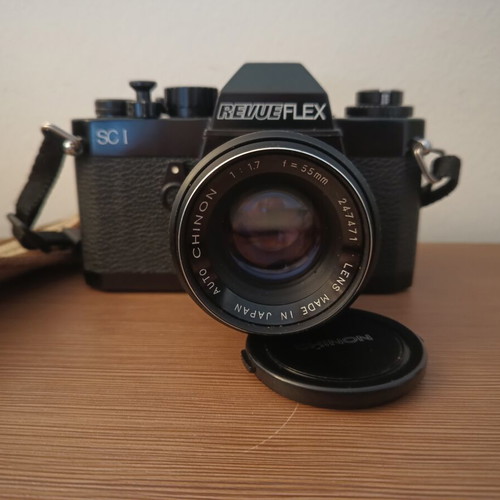 Revueflex SC-1 (Chinon CM-3) αναλογική φωτογραφική μηχανή με φακό Chinon 1.7/55mm σαν καινούργιο