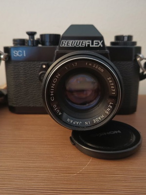 Revueflex SC-1 (Chinon CM-3) αναλογική φωτογραφική μηχανή με φακό Chinon 1.7/55mm σαν καινούργιο