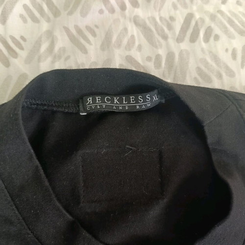 Black men's shirt XL Reckless new