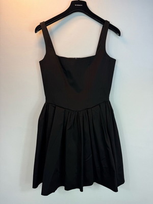 Maje cotton short black dress like new, size 36