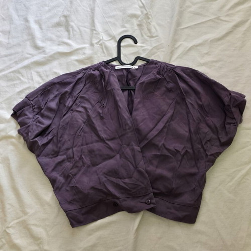 Ofilia’s purple blouse wrap style, size S, used