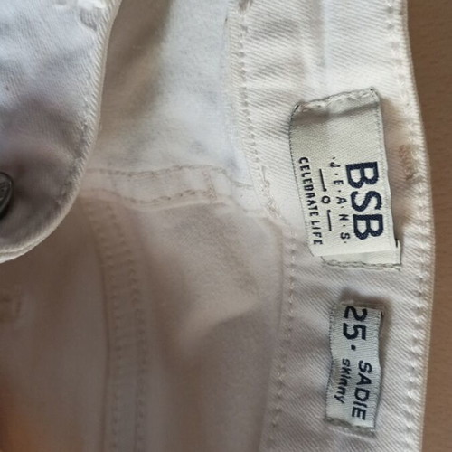 BSB kids white denim pants like new