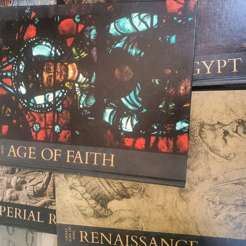 Great Ages of Man books used, seven hardcover volumes