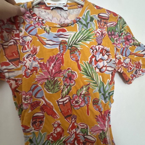 Zara summer dress like new with colorful motifs