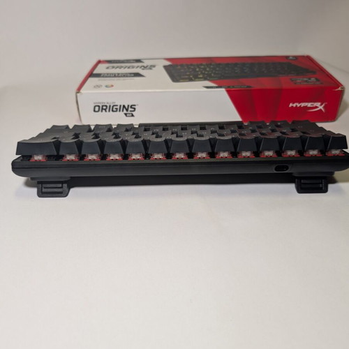 HyperX Alloy Origins 60 Gaming mechanical keyboard 60% used with HyperX Red switches and RGB lighting