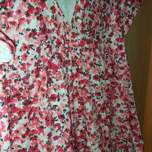 Floral dress loose fit, size L to 2XL