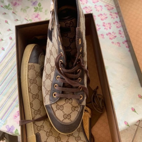 Gucci shoes used, size 41, brown boots