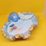 Candle in polyester shell new