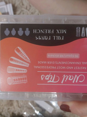 Nail forms new with silicone additions, 4 types