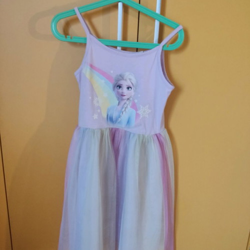 Elsa dress with tulle like new, H&M size 128 cm for 8 years