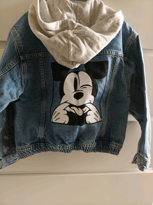 Zara denim jacket size 8 like new, blue