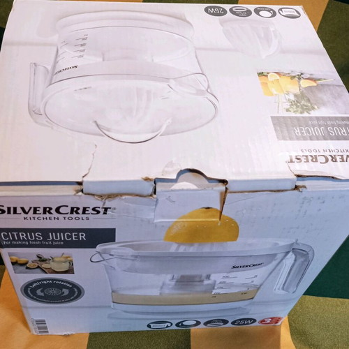 Silvercrest Citrus Juicer 25 Watt 0.8 Liter like new