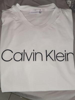 Calvin Klein XL t-shirt, white and black