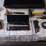 Parkside toolbox set with tools like new