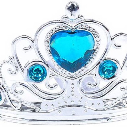 Queen crown with turquoise stones new, kids 13x15x7 cm