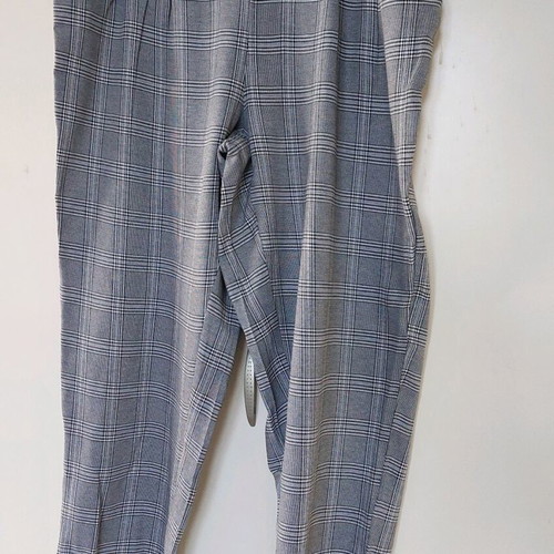 Shein gray checkered pants 2XL like new