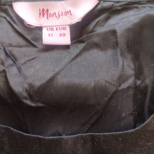 Monsoon silk dress size UK 12 40, like new, floral pattern