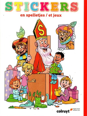 Colruyt Stickers new, sticker book for small children, 2 pieces
