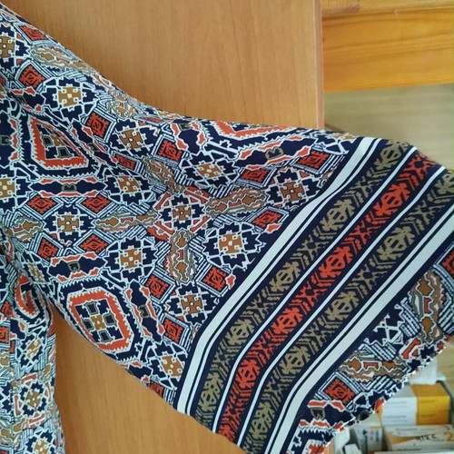 Cato ethnic shirt with three-quarter sleeves, like new, size XL