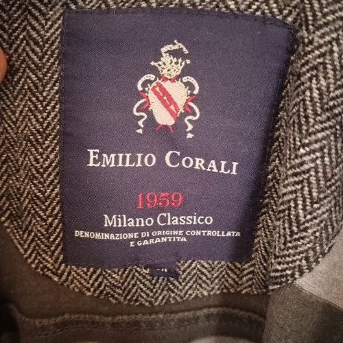 Emilio Corali Men's Long Sleeve Striped Polo Shirt 3XL like new