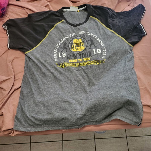 Μπλούζα Everlast XXL μεταχειρισμένη, ανθρακί γκρι και μαύρο