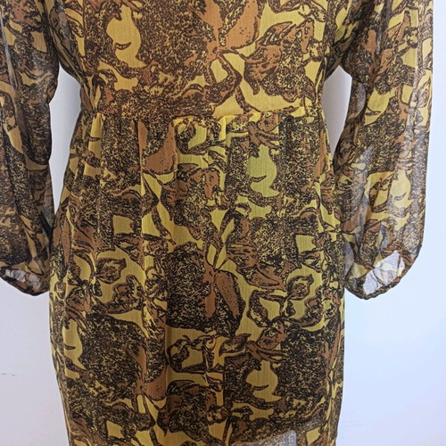 Vila dress with transparency and lining new, size M