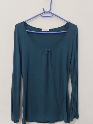Promod women's shirt size M like new, blue and green