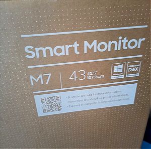 Ολοκαίνουργια οθόνη υπολογιστή Samsung M7 VA HDR Smart Monitor 43"