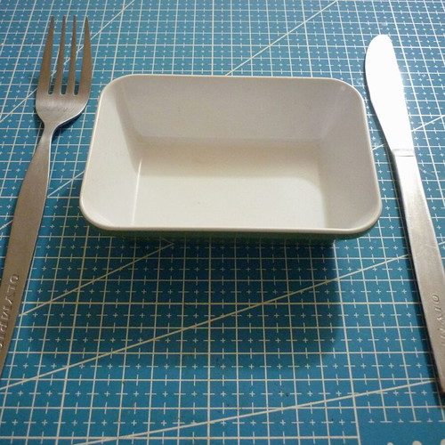 Olympic Airlines - knife fork bowl