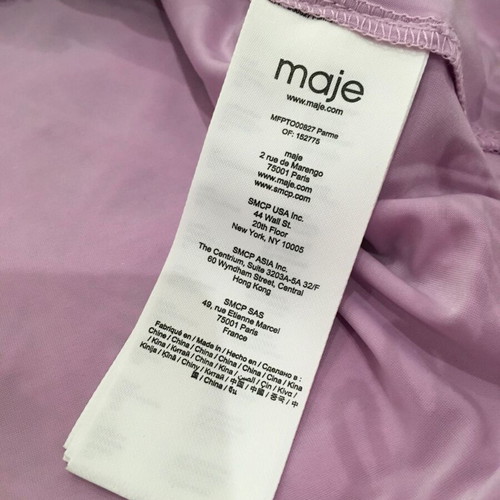 Maje Parme set new, purple, size 40
