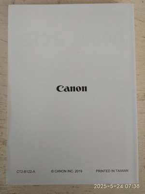 Canon EOS 2000D Manual user guide new, multilingual