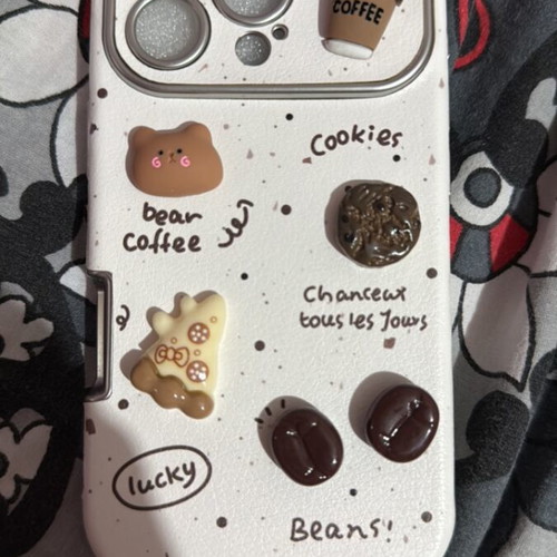 iPhone 16pro phone case new with embossed decorations