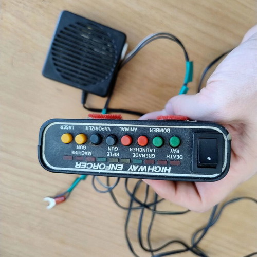 Highway Enforcer retro car sound effects device 1988