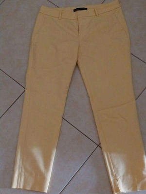 Zara pants small yellow like new