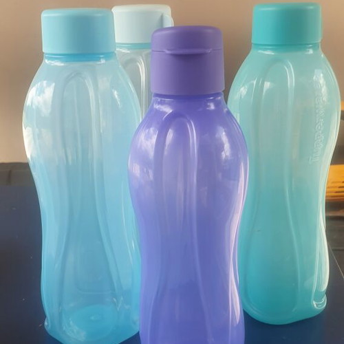 Tupperware set of 4 bottles, 3 × 1 l and 1 × 500 ml, eco series